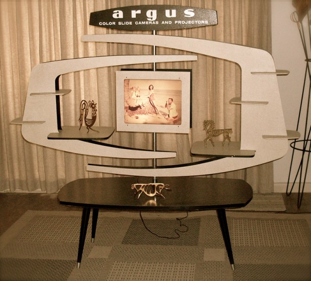argus camera 1950's display
