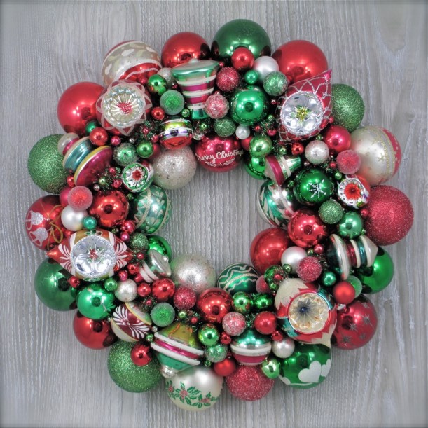 Shiny Brite Wreath Vintage