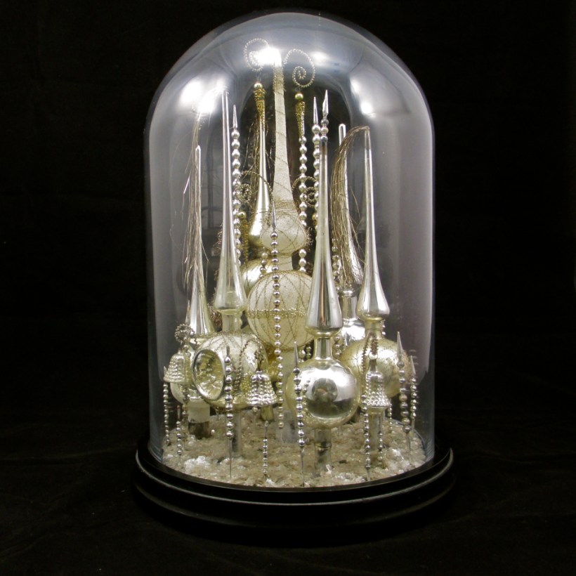 Vintage Christmas Bell Jar