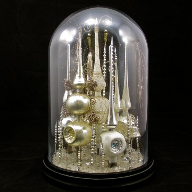 Vintage Christmas Tree Toppers Dome