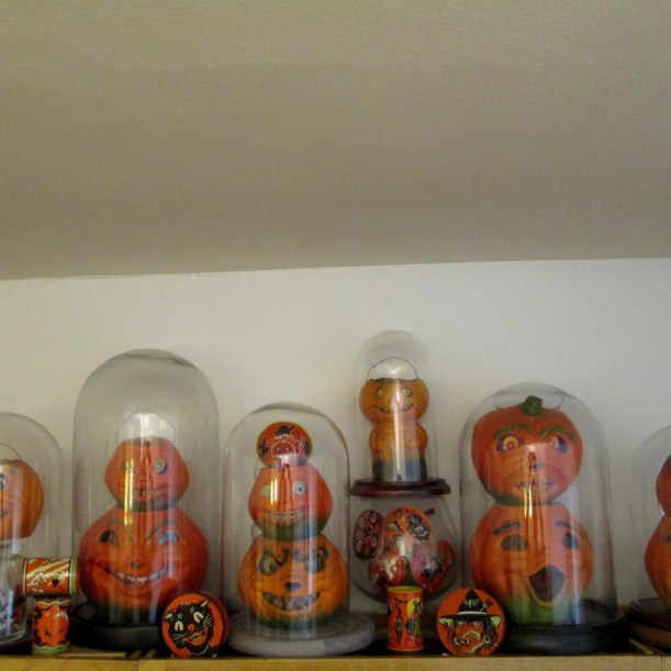 Vintage Paper Mache Pumpkin