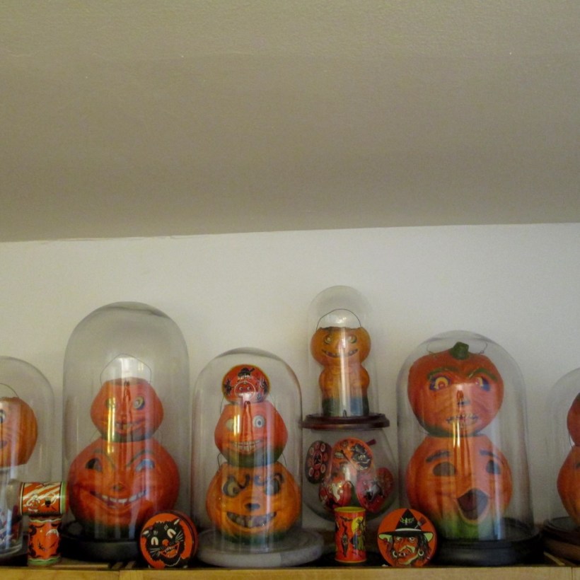 Vintage Paper Mache Pumpkin