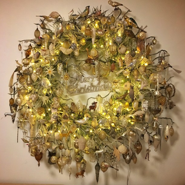 Antique Ornament Wreath