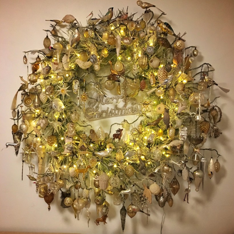 Antique Ornament Wreath