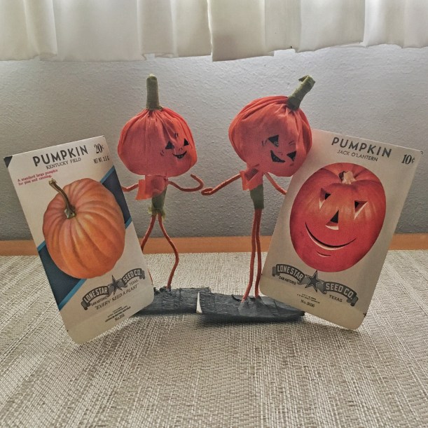 pumpkin men crepe paper
